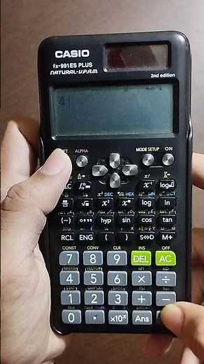 Factorial and differentiation using casio fx-991ES PLUS