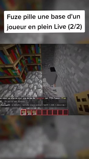Fuze tente de communiquer pendant un Live Minecraft