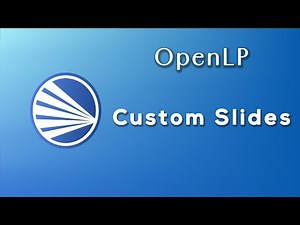 OpenLP Tutorial- 6 - Custom Slides - In Telugu