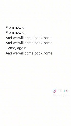 We Will Come Back Home - The Greatest Showman Lyrics