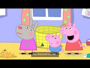 Learn French by Peppa Pig: Delfine Donkey. Học tiếng Pháp cùng Peppa Pig.
