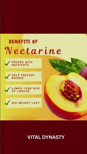 Top Health Benefits of Nectarines 🍑✨