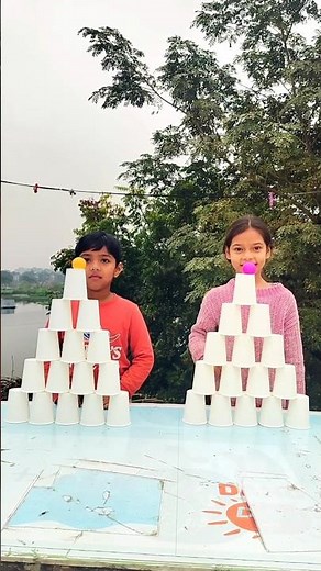 Fun Mini Game Competition Between Two Kids 🎮😄#challenge #games