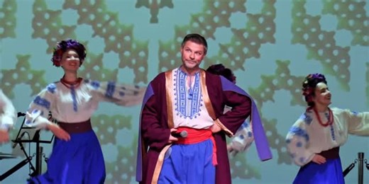 Rozmai Ukrainian Dancers 🩰 on Instagram: "Just our Ukrainian dancers having fun on stage with this теж мене dance and their acting skills. Was so fun they decided to bring the audience in!💃🏻 #winnipegdancers #ukrainiandance #freestyledance"