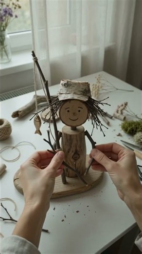 Handmade Wooden Doll Tutorial You Can Actually Try #crafting #DIY
