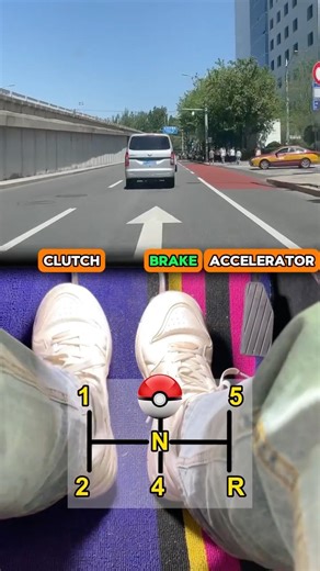 How to Control Clutch Brake & Accelerator Smoothly 🚗 | Beginner Driving Tips #Shorts