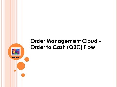Order to Cash Cycle in Oracle Fusion SCM Cloud