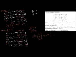 VI.3. Application to an exercise with Jacobi and Gauss-Seidel