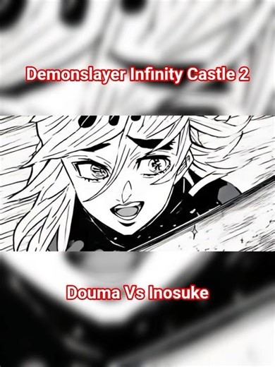 Demonslayer Infinity Castle movie 2 Inosuke vs Doma fight Part1 #demonslayer #infinitycastle #doma