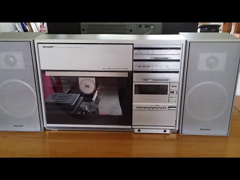 Qualitronics Demo of Sharp VZ3500 Vertical Linear Turntable HiFi Functions all working