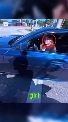 This girl asking for a ride with biker.