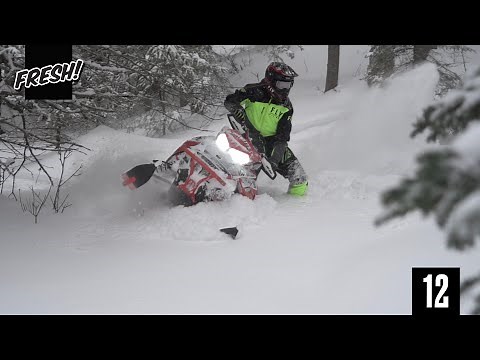 Fresh 12 : Extreme Maine Backcountry Snowmobiling