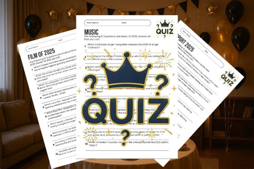 2025 Trivia Quiz: Printable Game Night, Pub Quiz (PDF) - Etsy