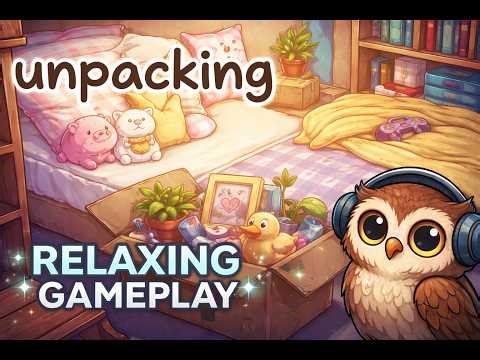 Unpacking Gameplay (No Commentary) – Relaxing Cozy Gameplay