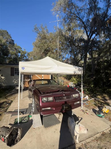 Old School Ride with 22s Wheels and LS Swap