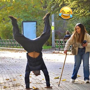 Old Man Doing Handstand In Public! 😲 | Fashion Everyday