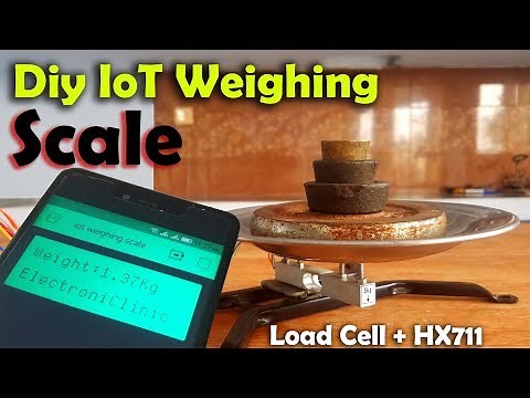 DIY IoT Weighing Scale using HX711 Load Cell, Nodemcu ESP8266, Arduino, & Blynk
