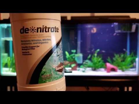 how to remove Nitrates from freshwater aquarium with seachem de nitrate