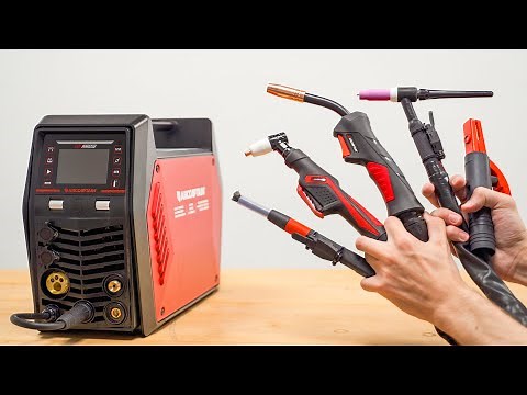 All in one Multi Welder (MIG, TIG, CUT, MMA, CLEAN) - Arccaptain MIG205MP