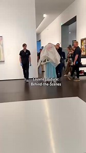 A behind-the-scenes look at Louvre Couture 📸 Step into the artistry of haute couture as we unveil the installation of this breathtaking ensemble designed by Yves Saint Laurent and dressed by Blandine D’Huart, from musée Yves Saint Laurent Paris. Don’t admire from afar – experience it yourself! Plan your visit at mfah.org/louvrecouture | The Museum of Fine Arts, Houston