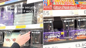 Tesco installs new anti-shoplifter measures to stop thieves sweeping supermarket shelves - but customers question how well they'll work