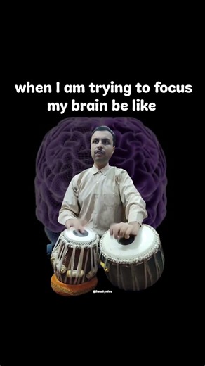 When you are trying to focus and your brain be like 🧠
