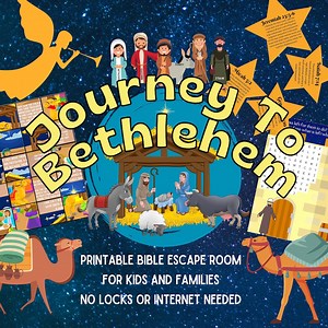 Journey to Bethlehem Bible Printable Escape Room - Etsy