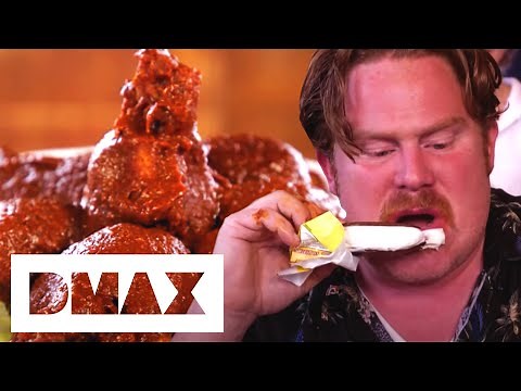 Casey Is DEFEATED By 7 Chicken Wings From Habanero Hell | Man V Food