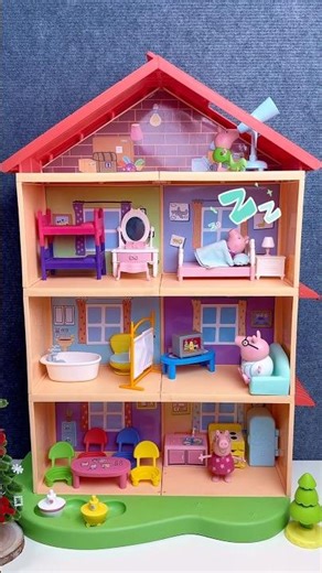 Satisfying with Unboxing & Review Peppa Pig Family Go Home Toys ASMR #peppapig #toys #shorts