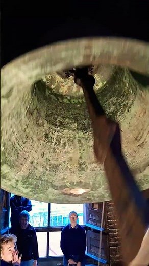 Ringing of the biggest and the oldest bell of Brno, Czech Republic