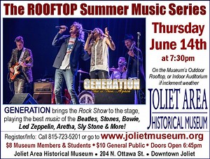 GENERATION Band live on the Joliet Museum Rooftop