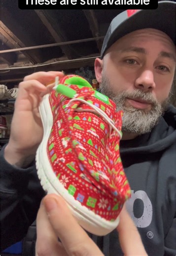 You can still get a pair of these holiday shoes. If you have never tried them before you need to. So comfy! #shoes #heydudeshoes #heydude #tiktokshopjumpstartsale #holidayhaul