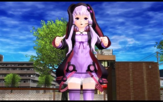 Yukari giantess growing ver.2【MMD】