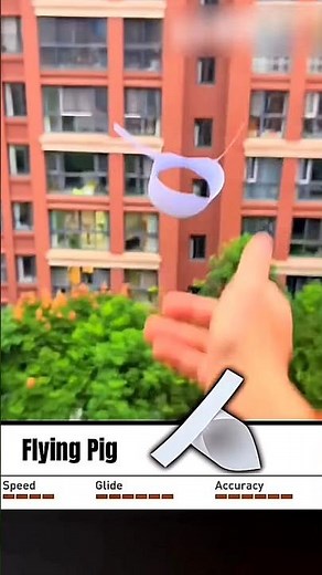 How to make flying pig 🐷 , paper airplane ✈️ wing , paper plane easy tutorial #paper #shorts