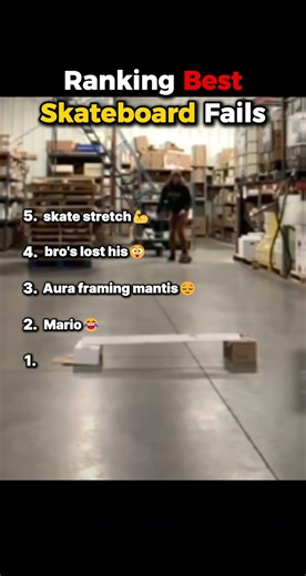 Ranking Best Skateboard Fails😭 #funny