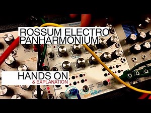 SUPERBOOTH19 // ROSSUM ELECTRO PANHARMONIUM // RE-SYNTHESIS // HANDS ON // EXPLANATION