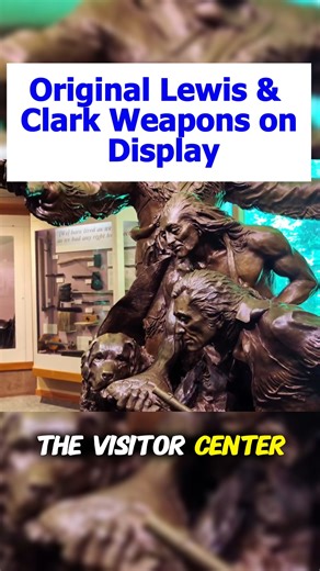They Still Have the Real Weapons! Fort Clatsop Visitor Center...