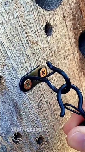 Black Metal Wall-Mounted Plant Hanger | Strong & Stylish Garden Bracket #shorts #tools #diy #viral