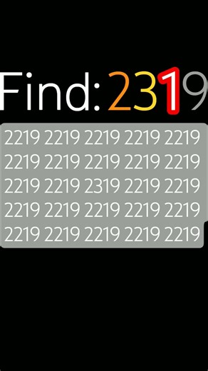 Find the number 2319