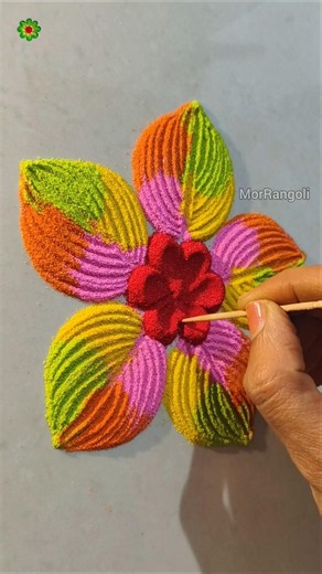 Very Beautiful Rangoli Designs for daily use #shorts #rangolidesigns #easyrangoli