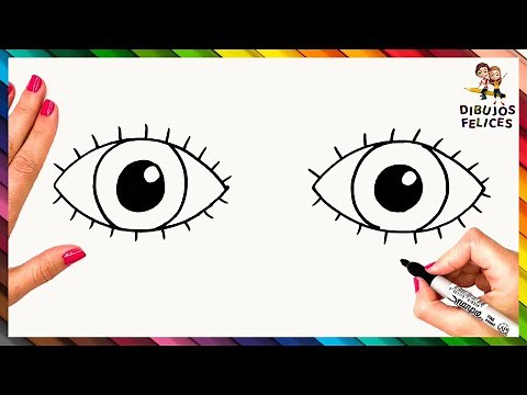 Cómo Dibujar Un Ojo Paso A Paso 👁️ Ojo Dibujo Fácil