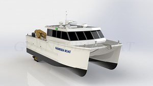 [Hot Item] China 12m Aluminum Catamaran Work Boat for Sale