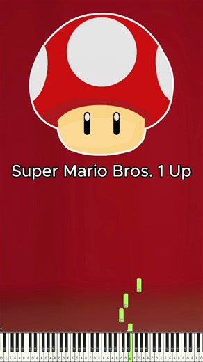 Super Mario Bros. 1 Up - Piano