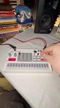 Korg Volca Sample + AFX Novation Station + Tascam Model 16. #korg #novation #tascam #moomoocow #live