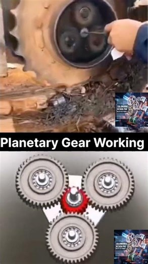 How Planetary Gear Works! ⚙️ #EngineeringEngineering#reel#shorts#viral#video