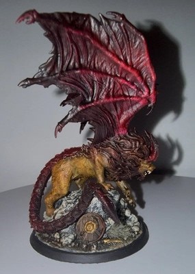 Manticore Painted Miniature D&D | eBay