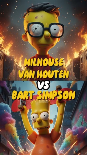 THE SIMPSON CLASH OF CHARACTERS. #TheSimpsons #BartSimpson #HomerSimpson #3DAnimation #ViralShorts