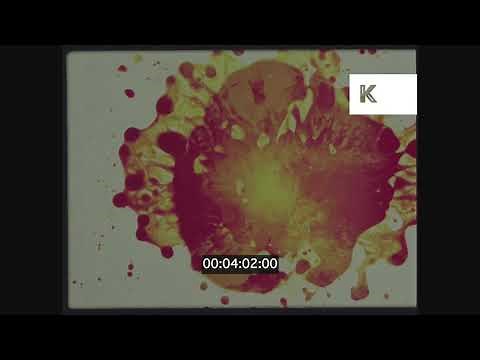 Psychedelic Patterns, Trippy Colours, 1960s SFX, HD from 35mm