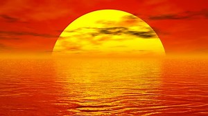 Sunset Over Ocean 3d Render Stock Footage Video (100% Royalty-free) 3216214 | Shutterstock