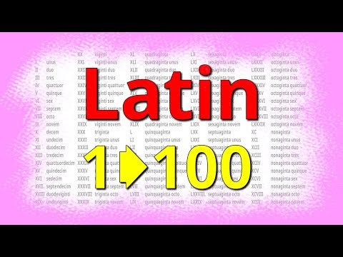 Learn Latin Numbers 1–100 | Counting Practice